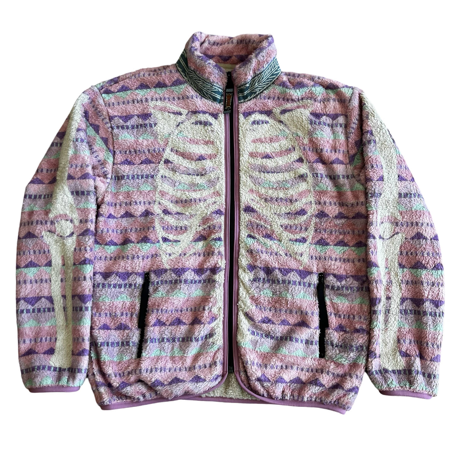 Kapital Pink/Purple Skeleton Fleece SZ 3