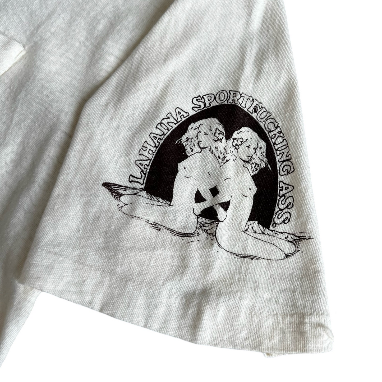 Vintage 70/80s XXX Lahaina Sport Nude Rolling Stones T-Shirt SZ L