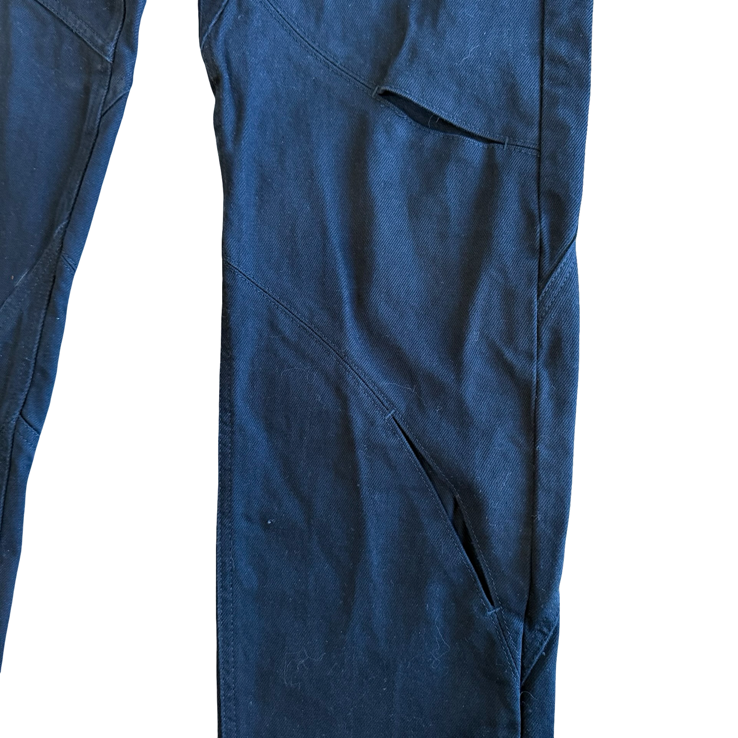 Heliot Emil Laser Cut/Paneled Denim SZ 50