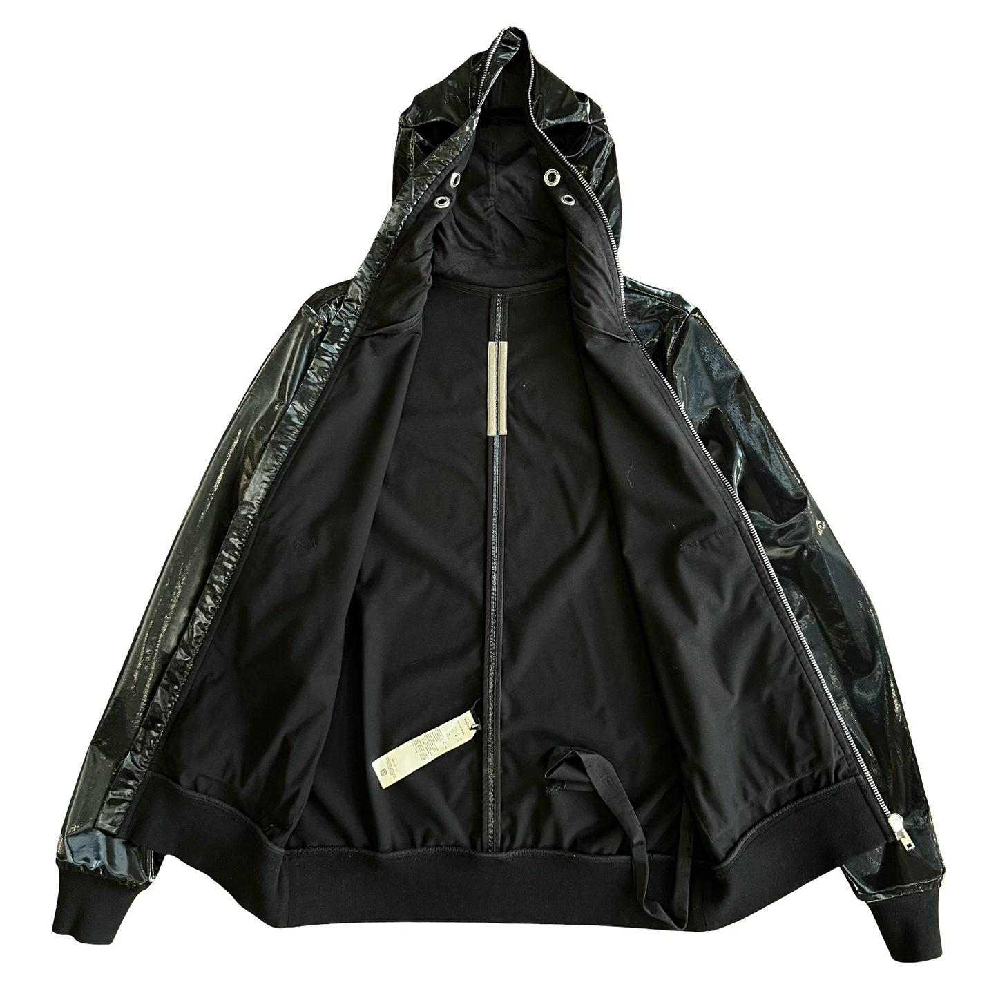 Rick Owens Polyurethane Gimp Hoodie SZ M