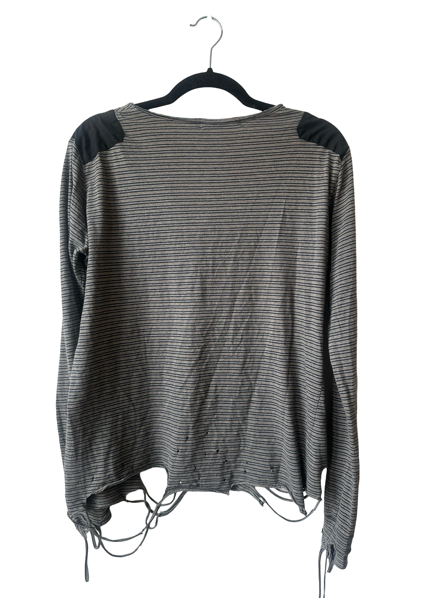 Undercover Distressed/striped Henley AW05 Sz 2