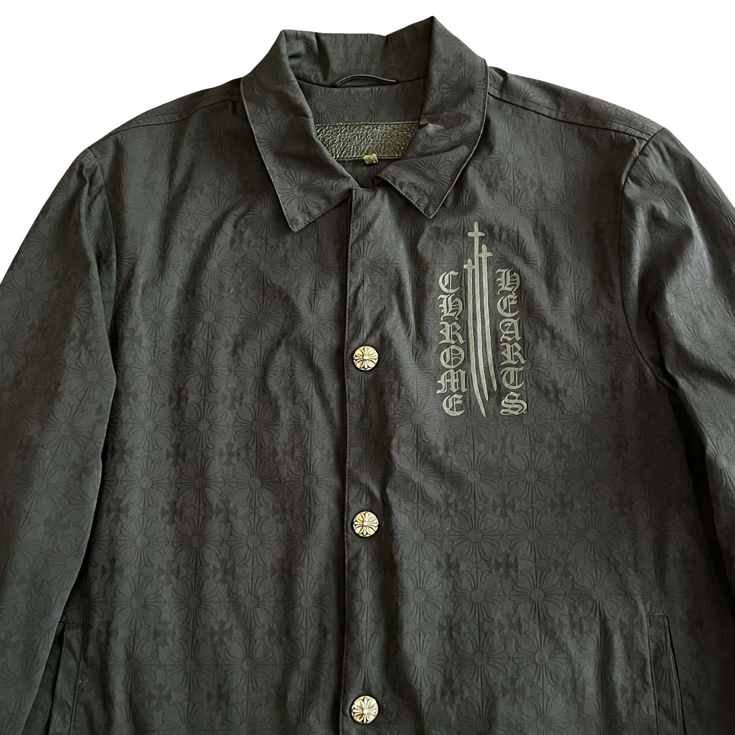 Chrome Hearts ‘Eye Chart’ Coaches Jacket SZ Small