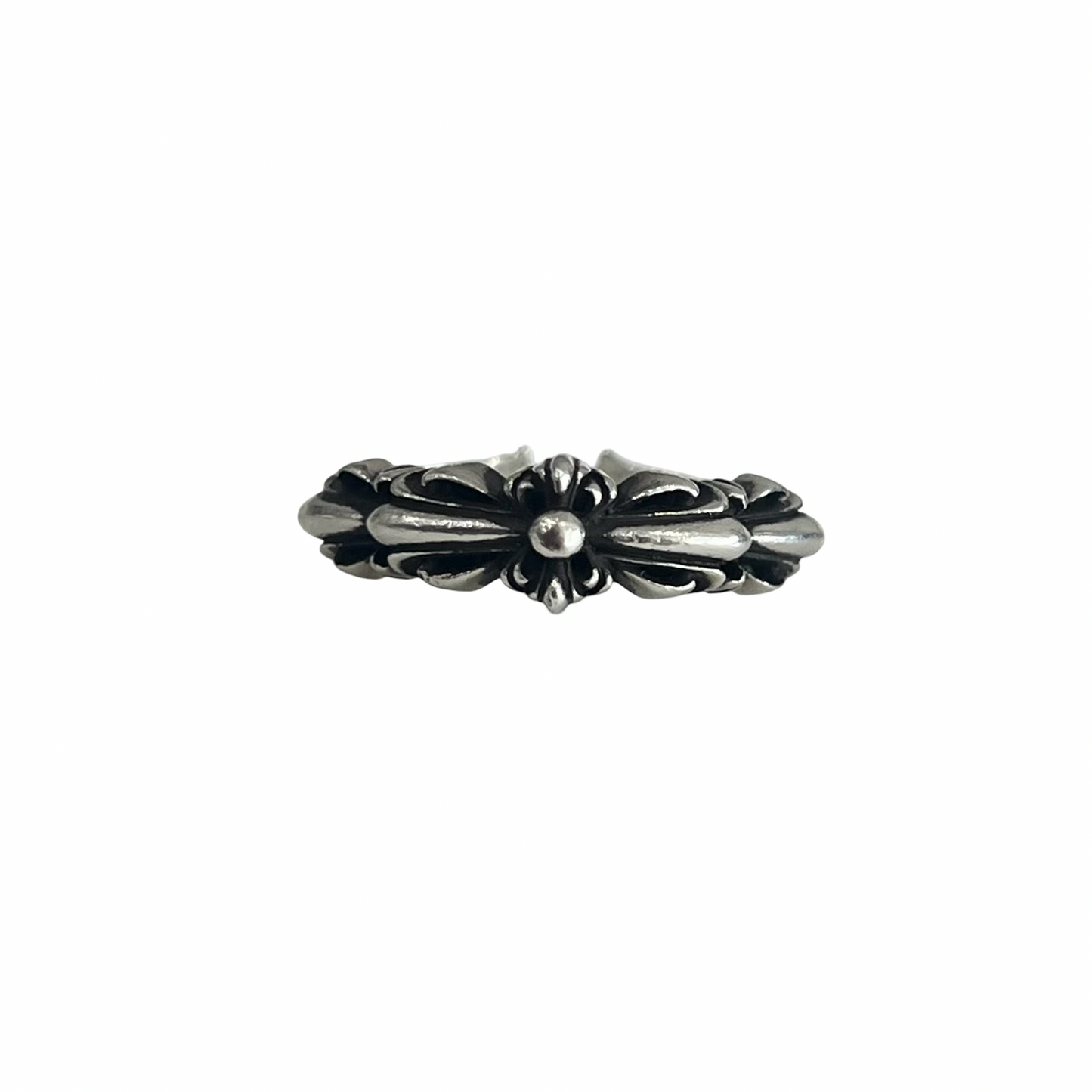 Chrome Hearts Baby Double Floral Ring SZ 7.5