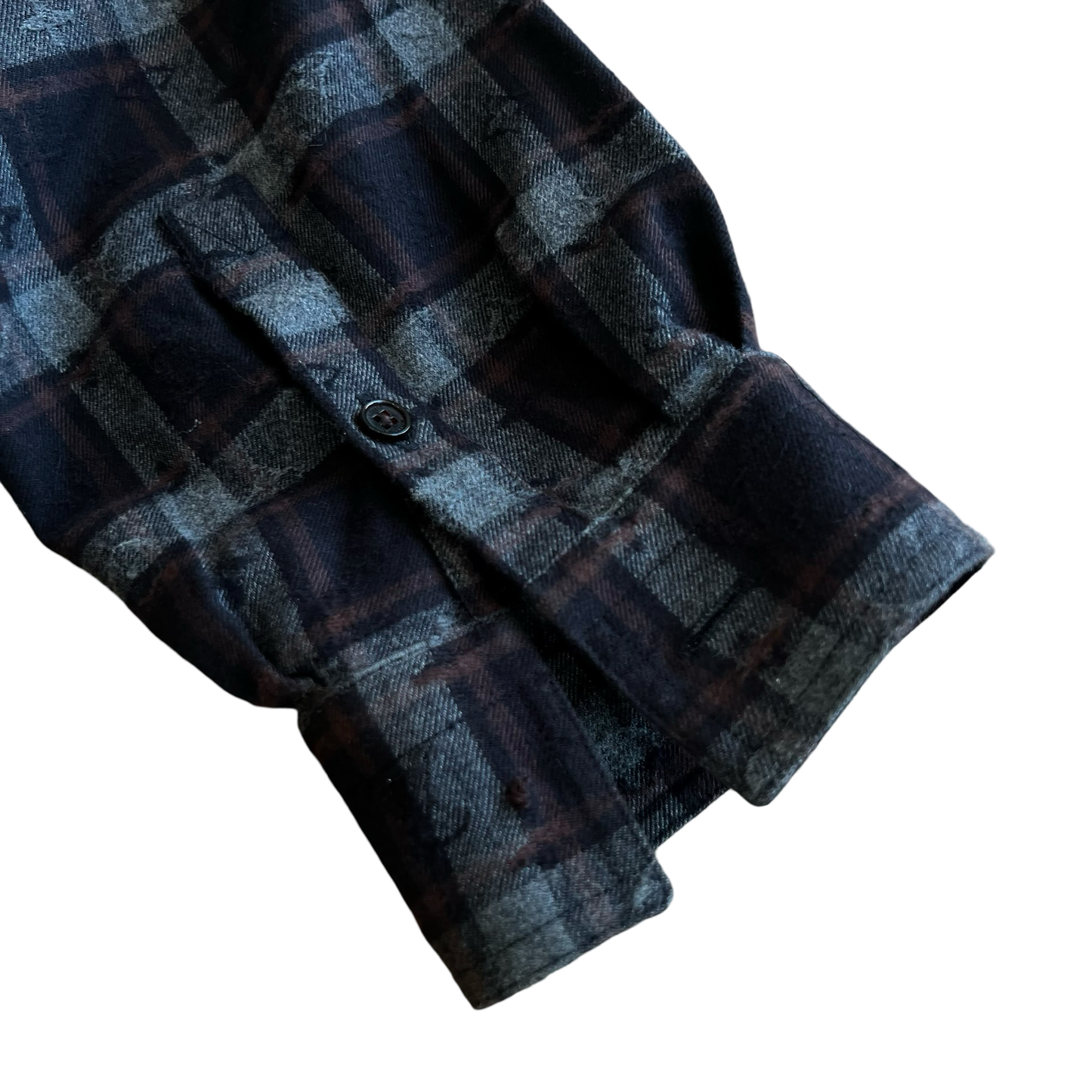 Louis Vuitton Monogram Flannel Button Up Shirt FW15 SZ XL