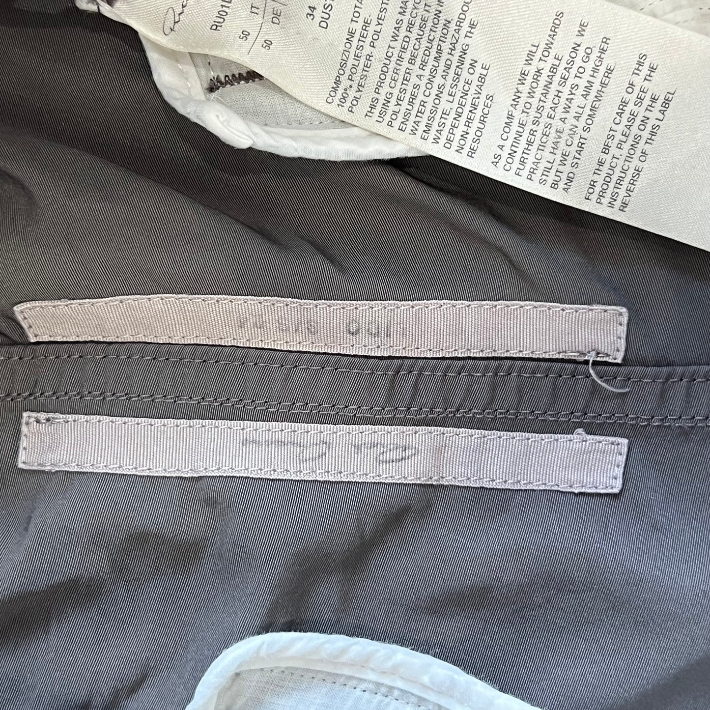 Rick Owens Nylon Bela Cargos SZ 40