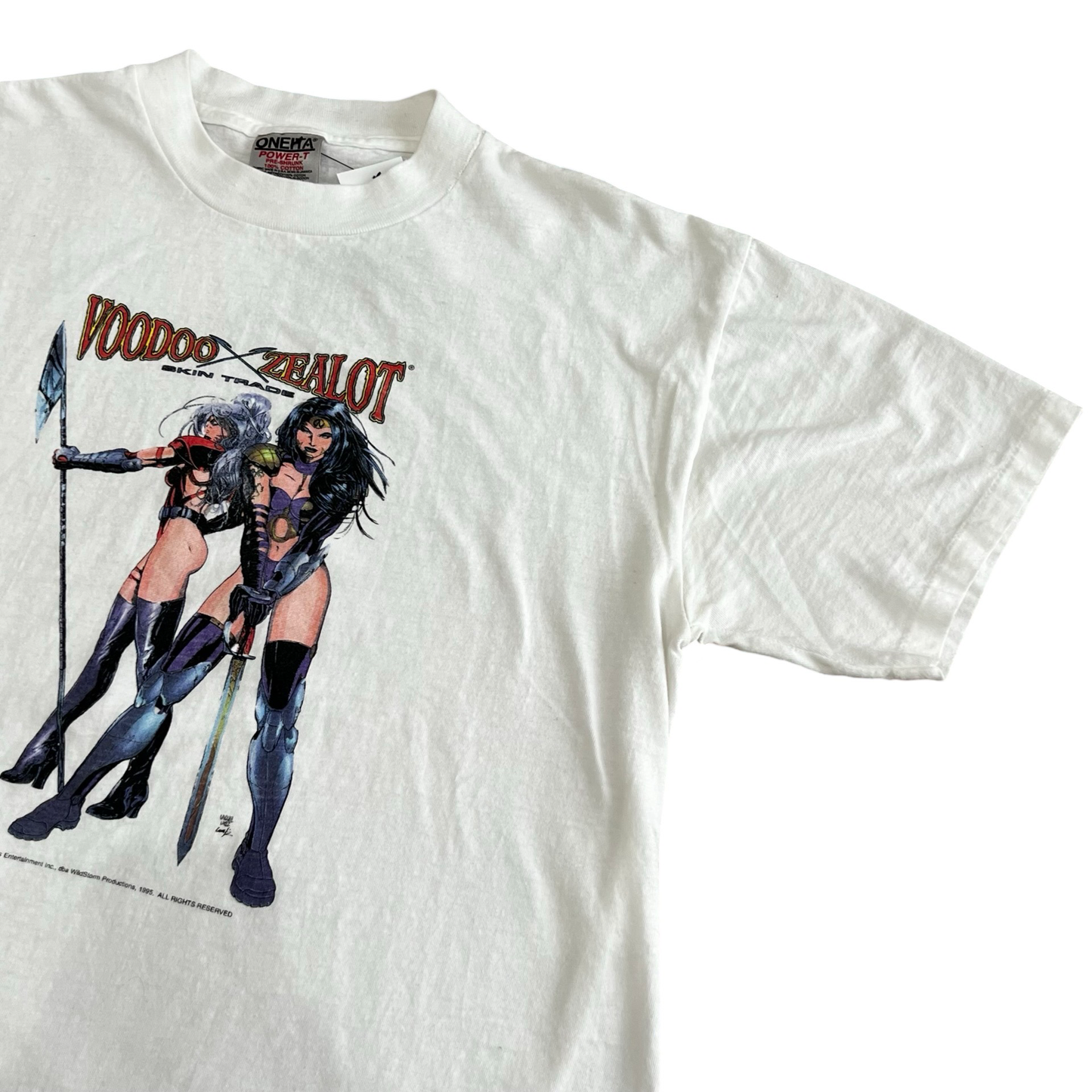 Vintage Voodoo & Zealot Skin Trade 1995 Comic Image T-Shirt SZ L