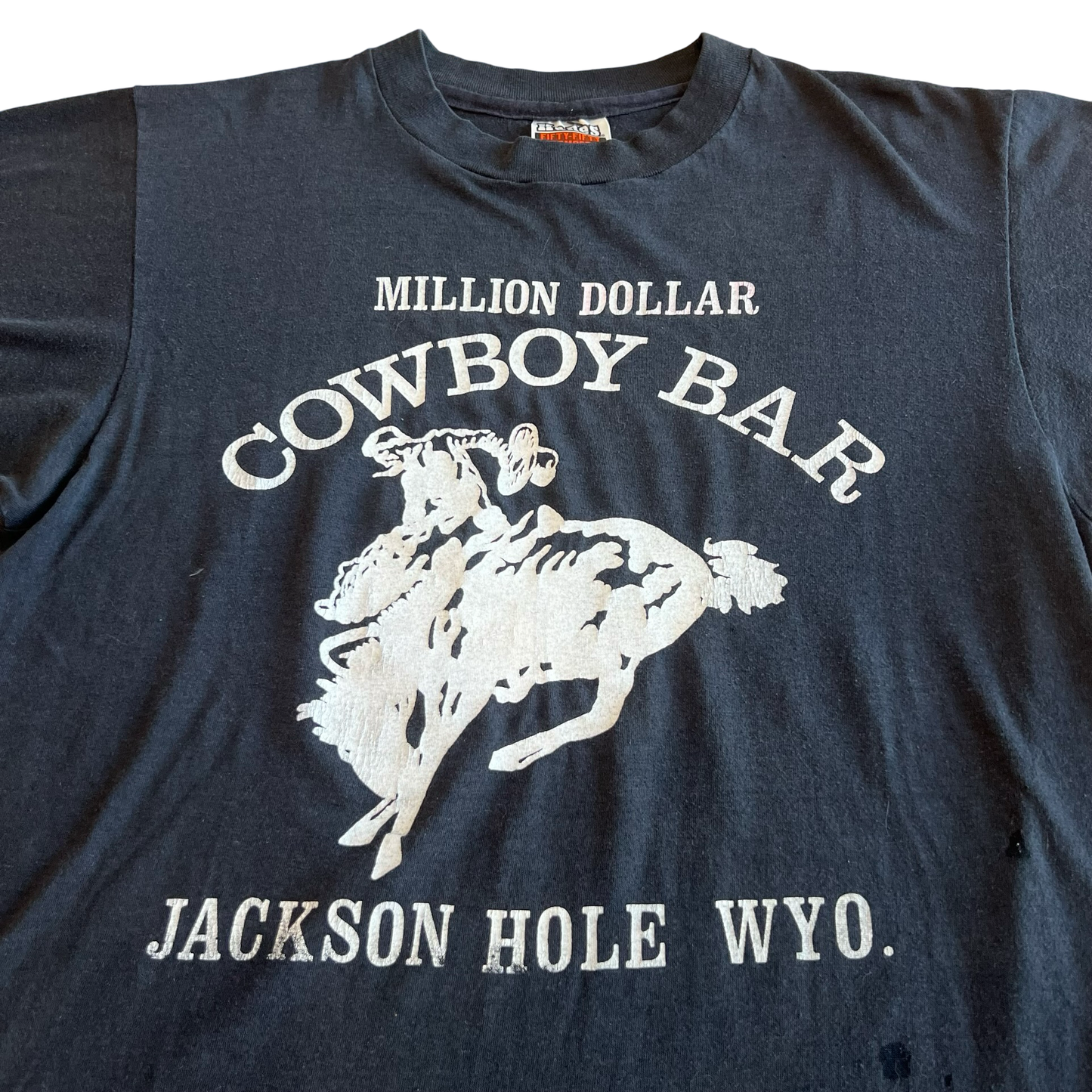 Vintage 80s Million Dollar Cowboy Bar T-Shirt SZ L