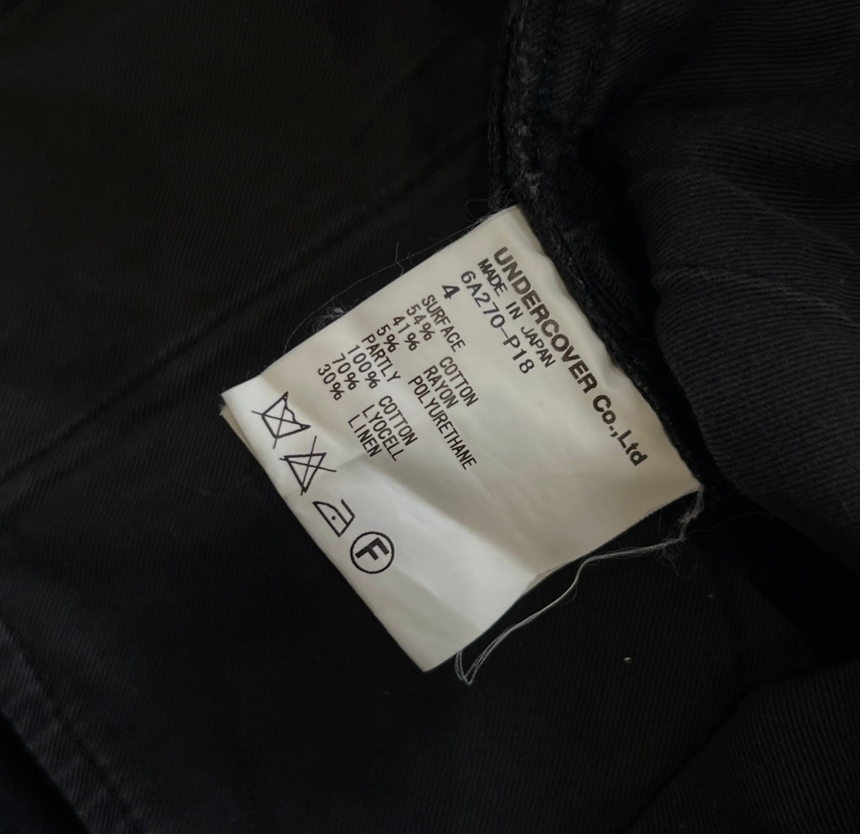 Undercover Waist Bag Pants AW06 SZ 4