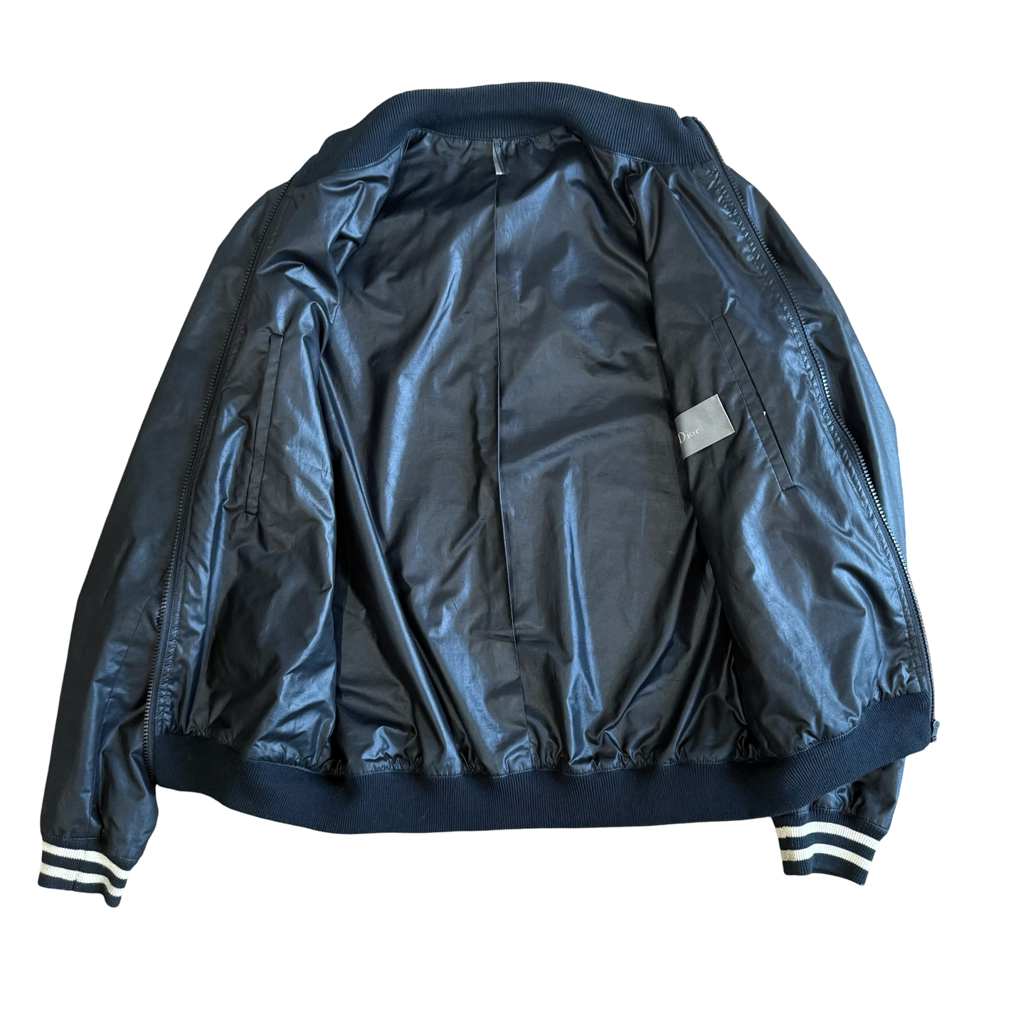Dior Homme Nylon Varsity Jacket Sz 48