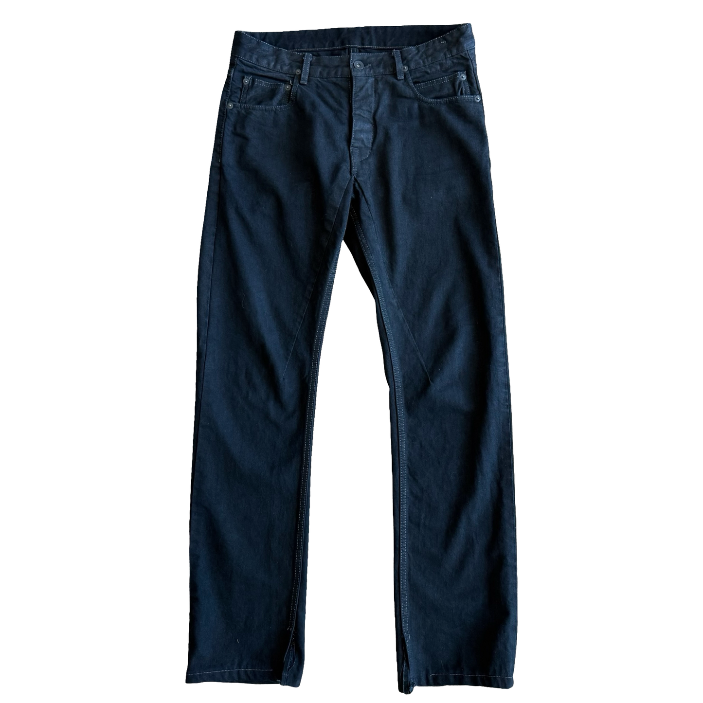 Rick Owens Berlin Cut ‘Black Matte’ Denim SZ 31