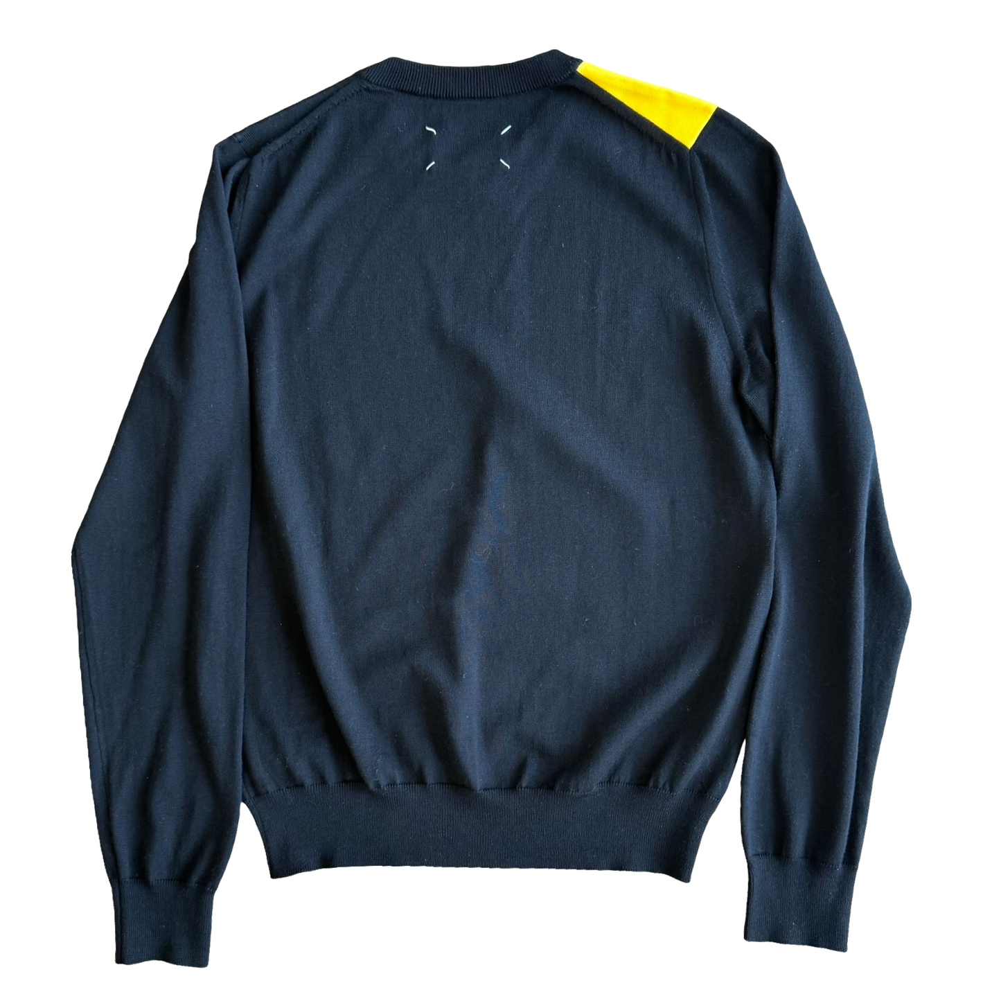 Margiela split color Knit Sweater SZ M