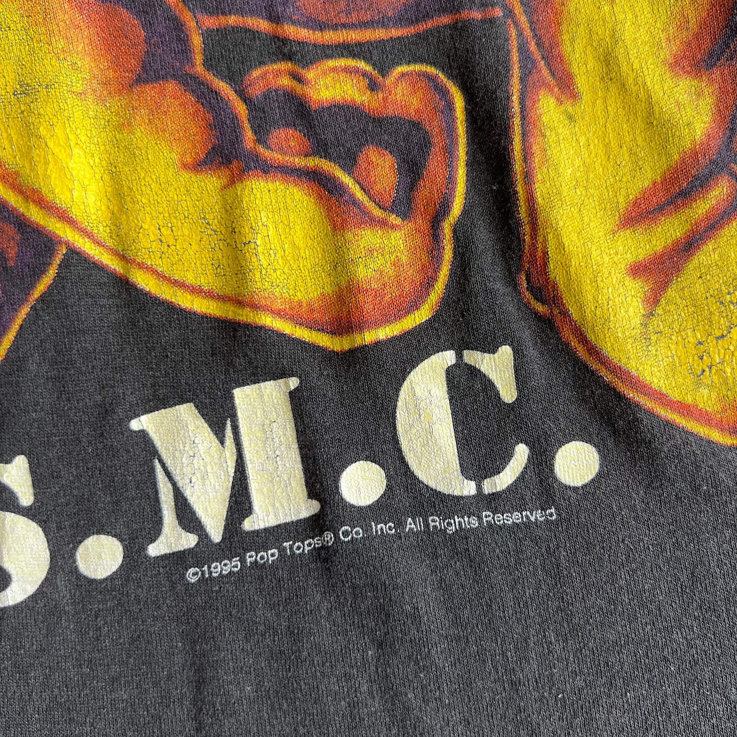 Vintage 90s USMC Bulldog T-Shirt SZ XL