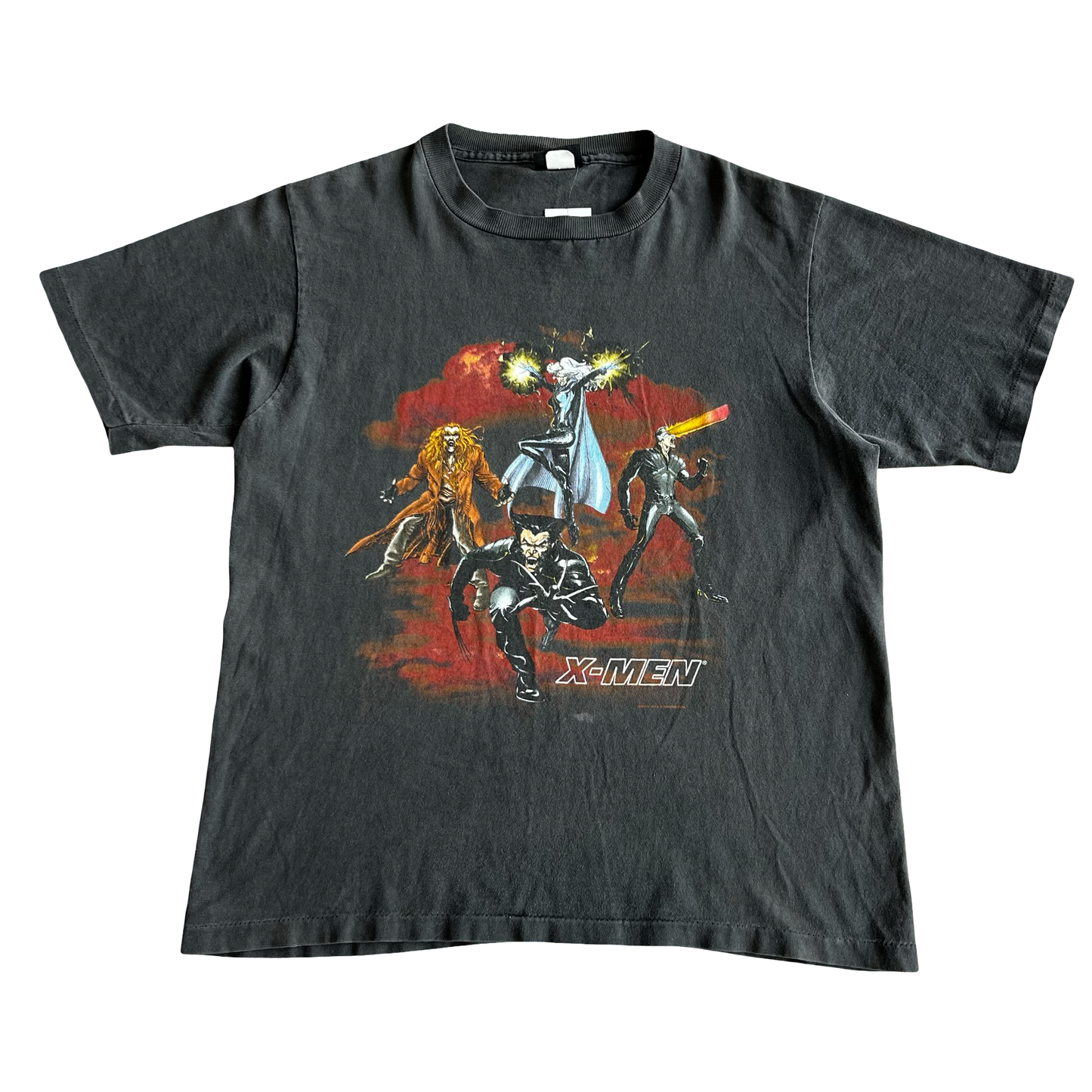 Vintage X-Men Wolverine Storm Cyclops Sabertooth T-Shirt Sz Medium