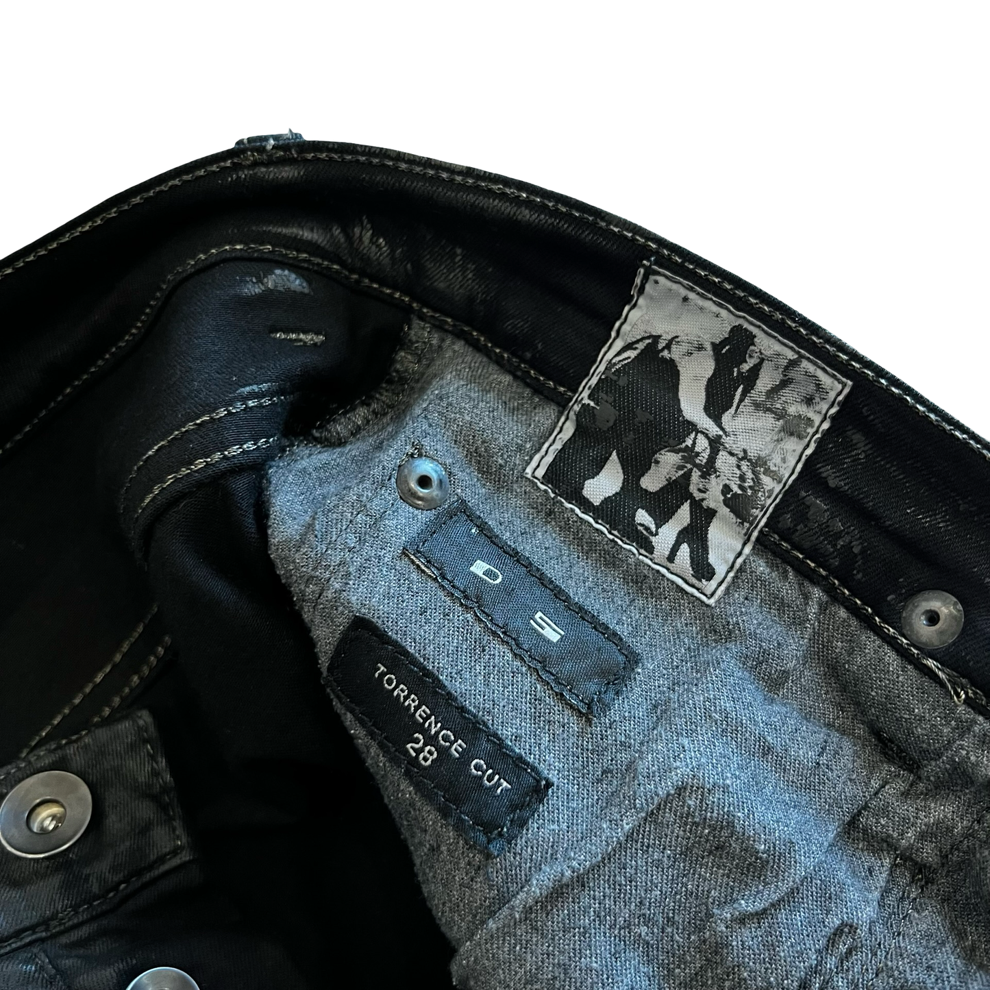 Rick Owens Waxed Torrence Denim SZ 30