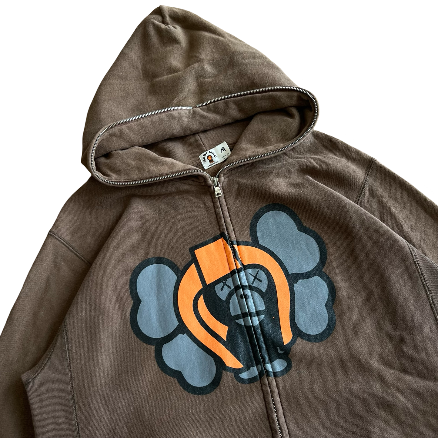 Baby Milo x Kaws Full Zip Hoodie SZ Medium