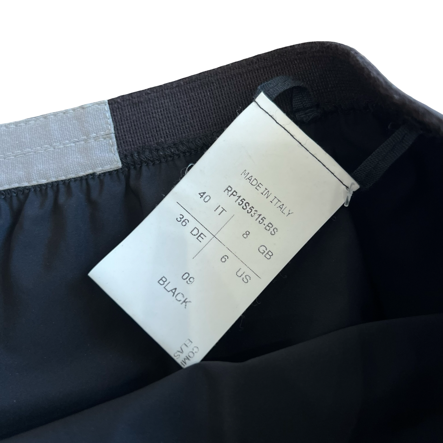 Rick Owens Skirt SS15 Sz 40
