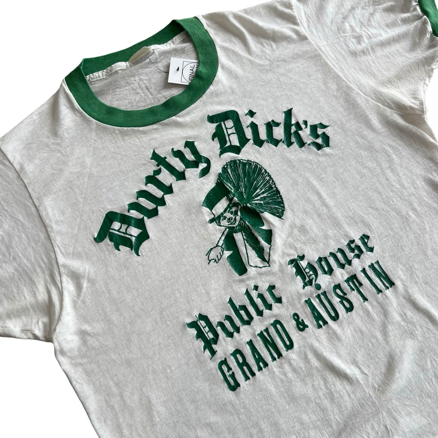 Vintage 80s Durty Dicks Pub Bar T-Shirt SZ L