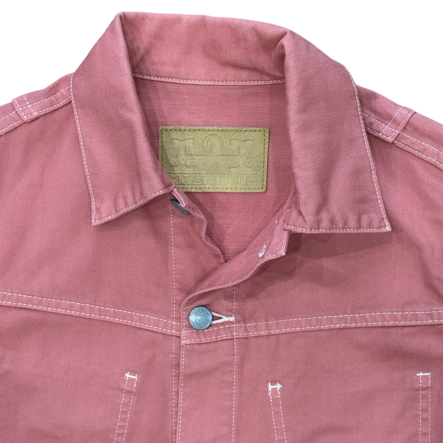 Hysteric Glamour Pink Denim Jacket Sz Small