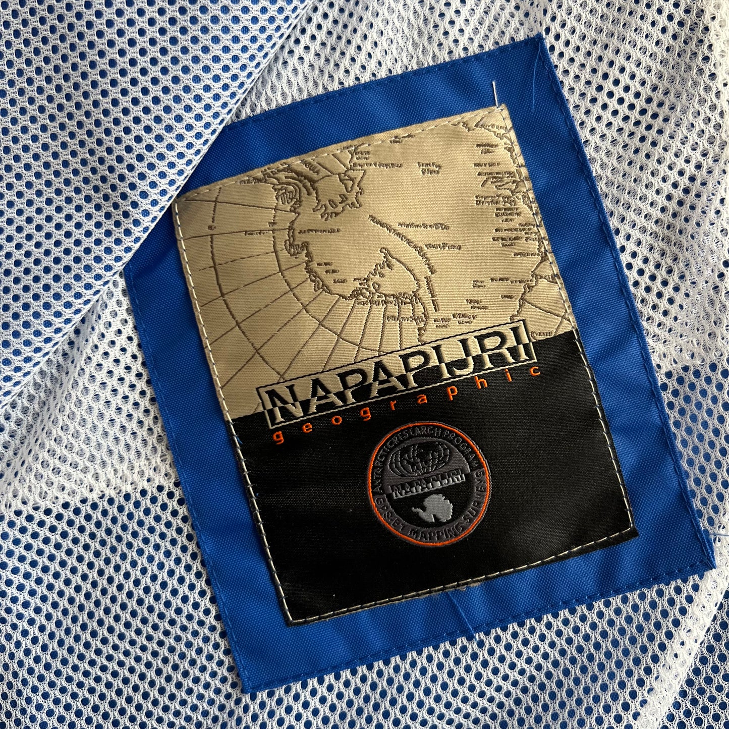 Martine Rose x Napa Pijri Blue Quarter-zip Jacket SZ 1