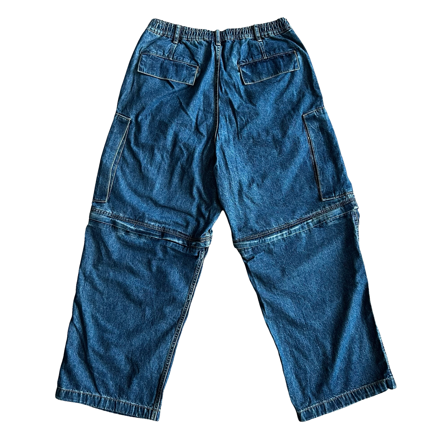 Undercover x GU Baggy Zip-Off Cargo denim SZ XL
