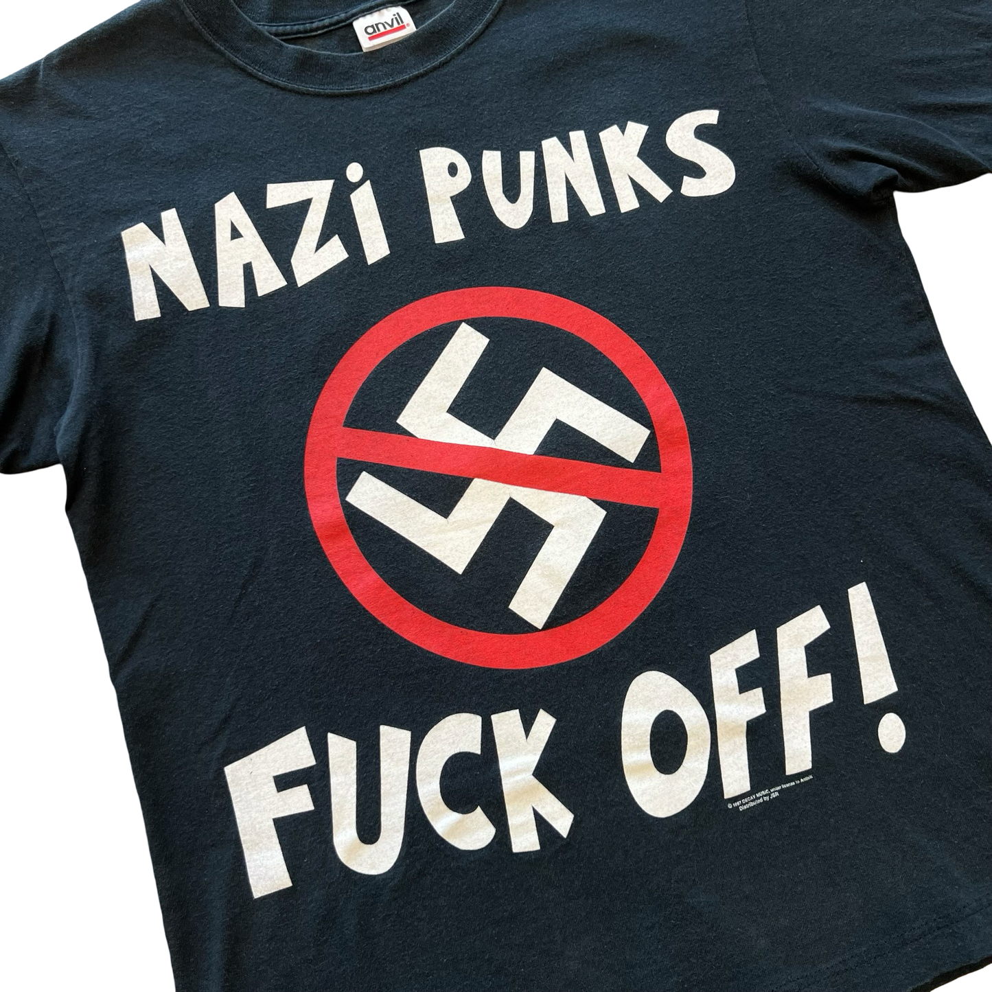 Vintage Dead Kennedys Nazi Punks F’ Off T-Shirt 1997 SZ M