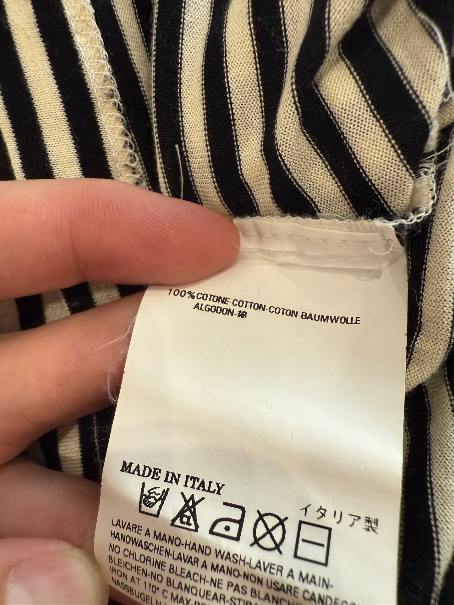 Vivienne Westwood Striped Heart Tank Top SZ L
