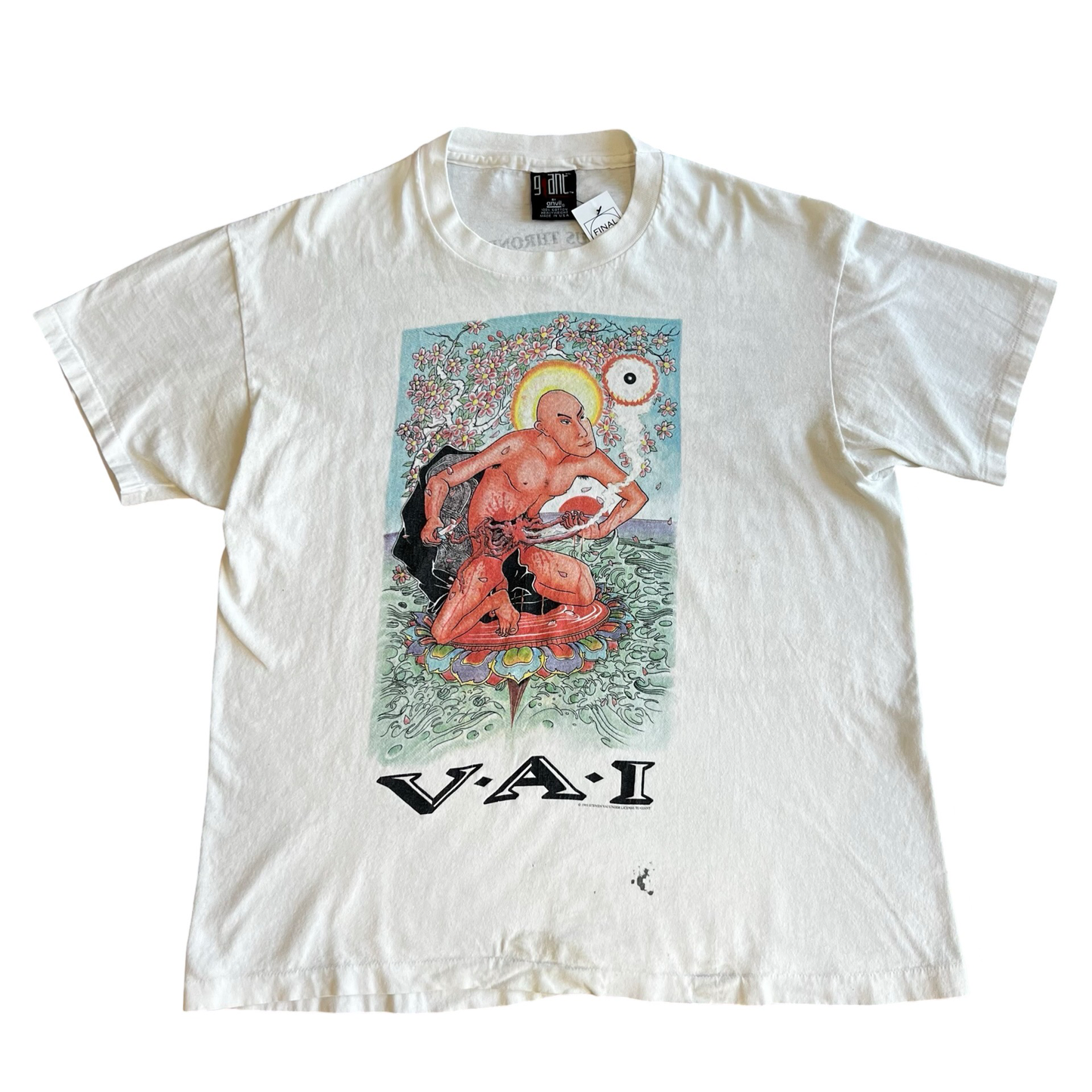 Vintage 93' Steve Vai Seppuku Japan Tour T-Shirt SZ XL