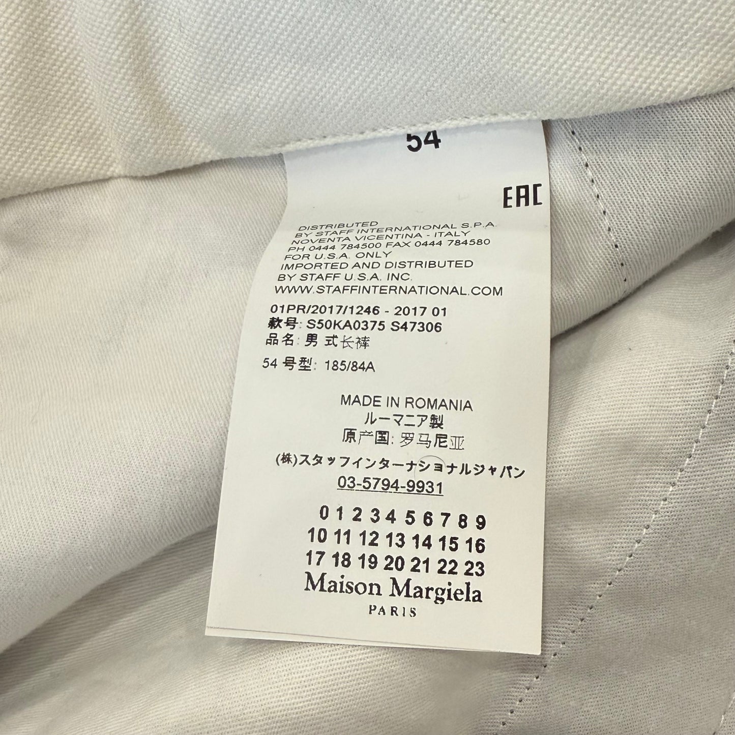Margiela Trousers SZ 54