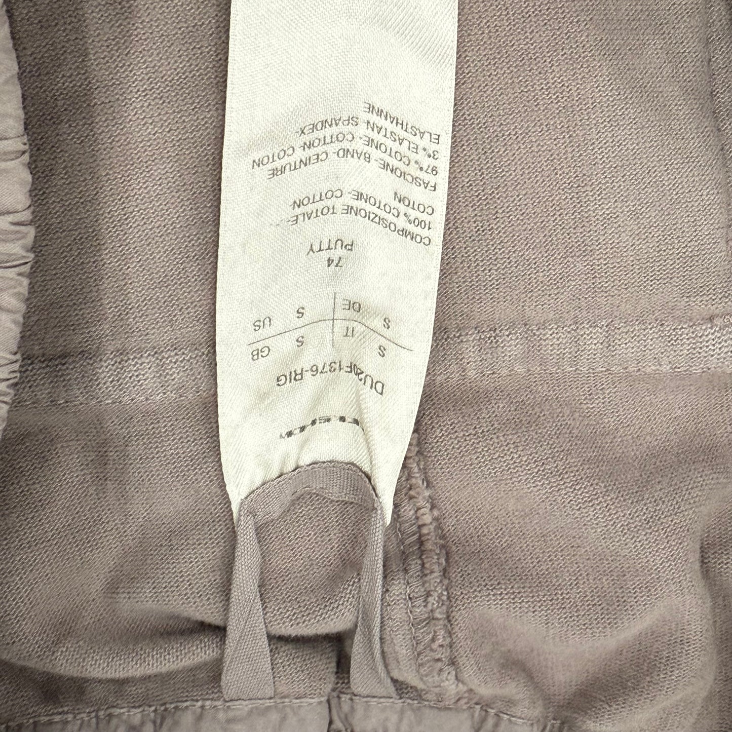 Rick Owens ‘Dust’ Creatch Cargos Sz Small