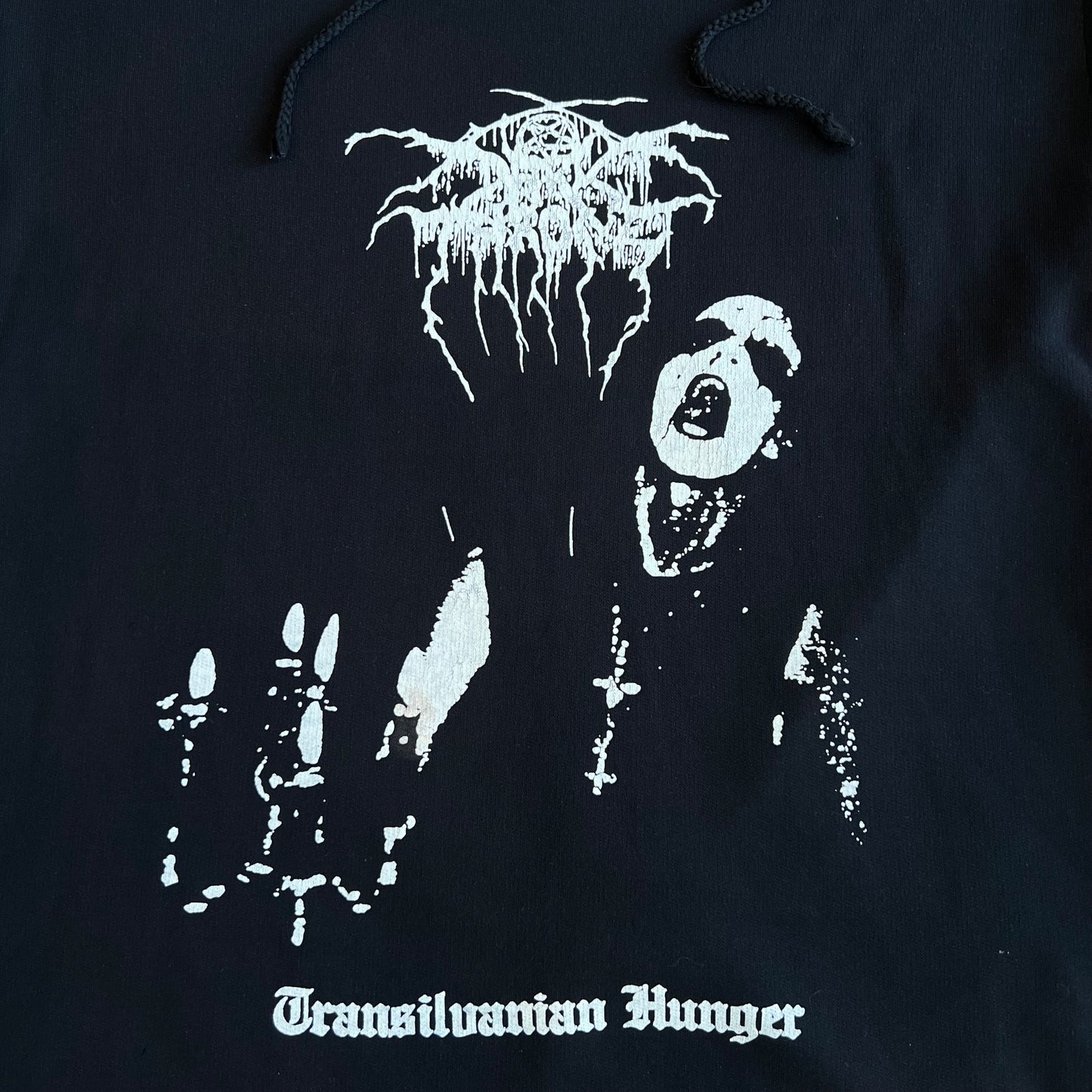 Vintage 90s Dark Throne “Transylvanian Hunger” Hoodie SZ XL