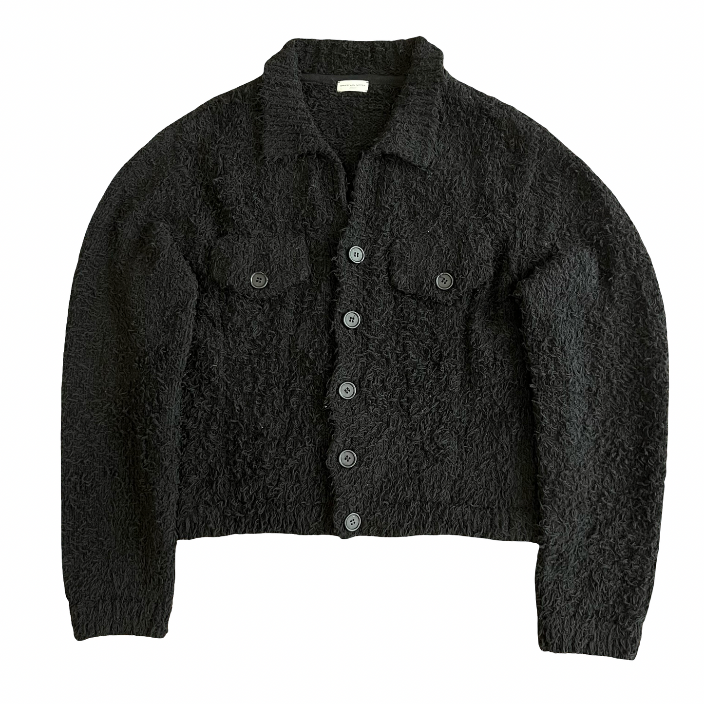 Dries Van Noten Fuzzy Trucker Jacket SZ