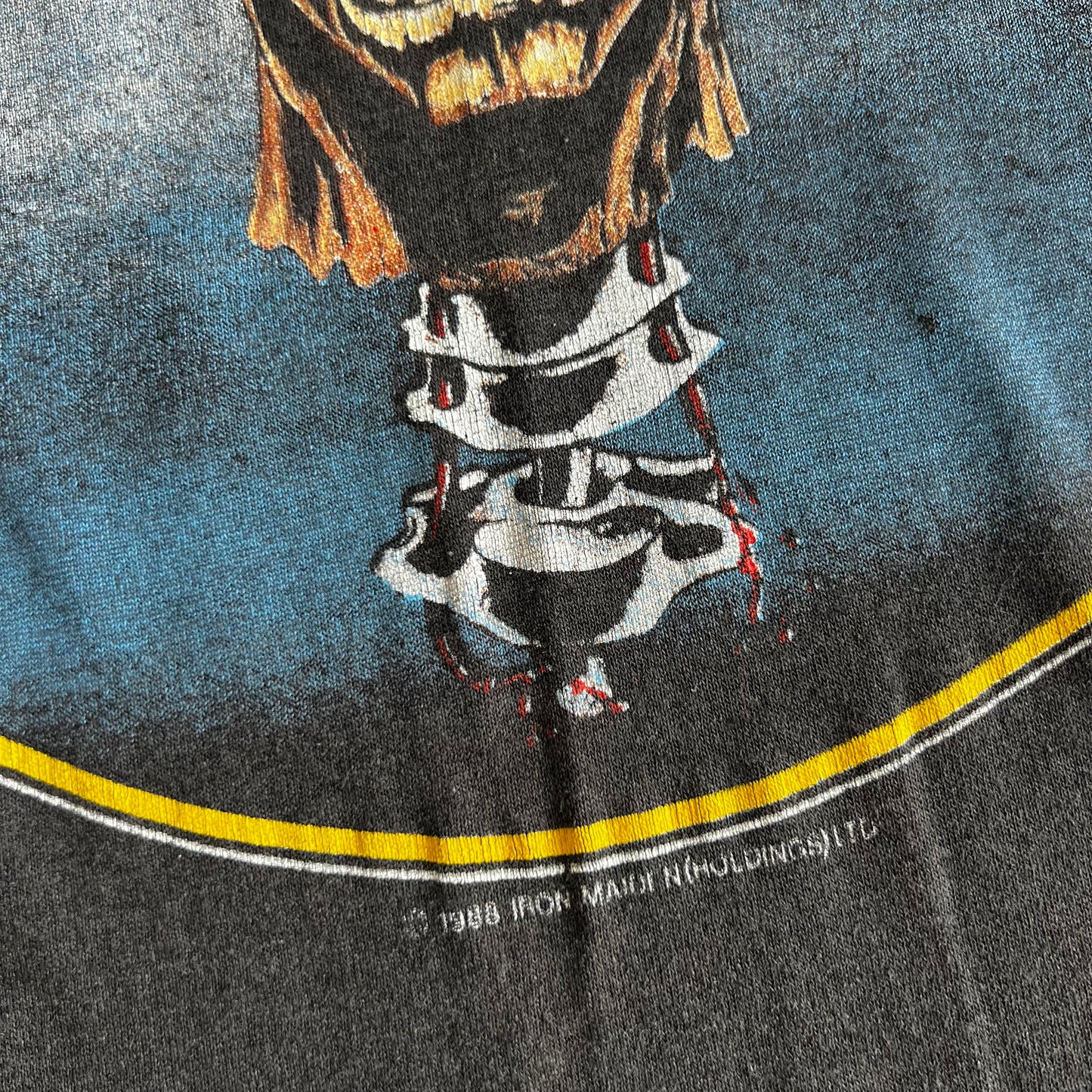 Vintage Iron Maiden Play With Madness 1988 T-Shirt SZ XL