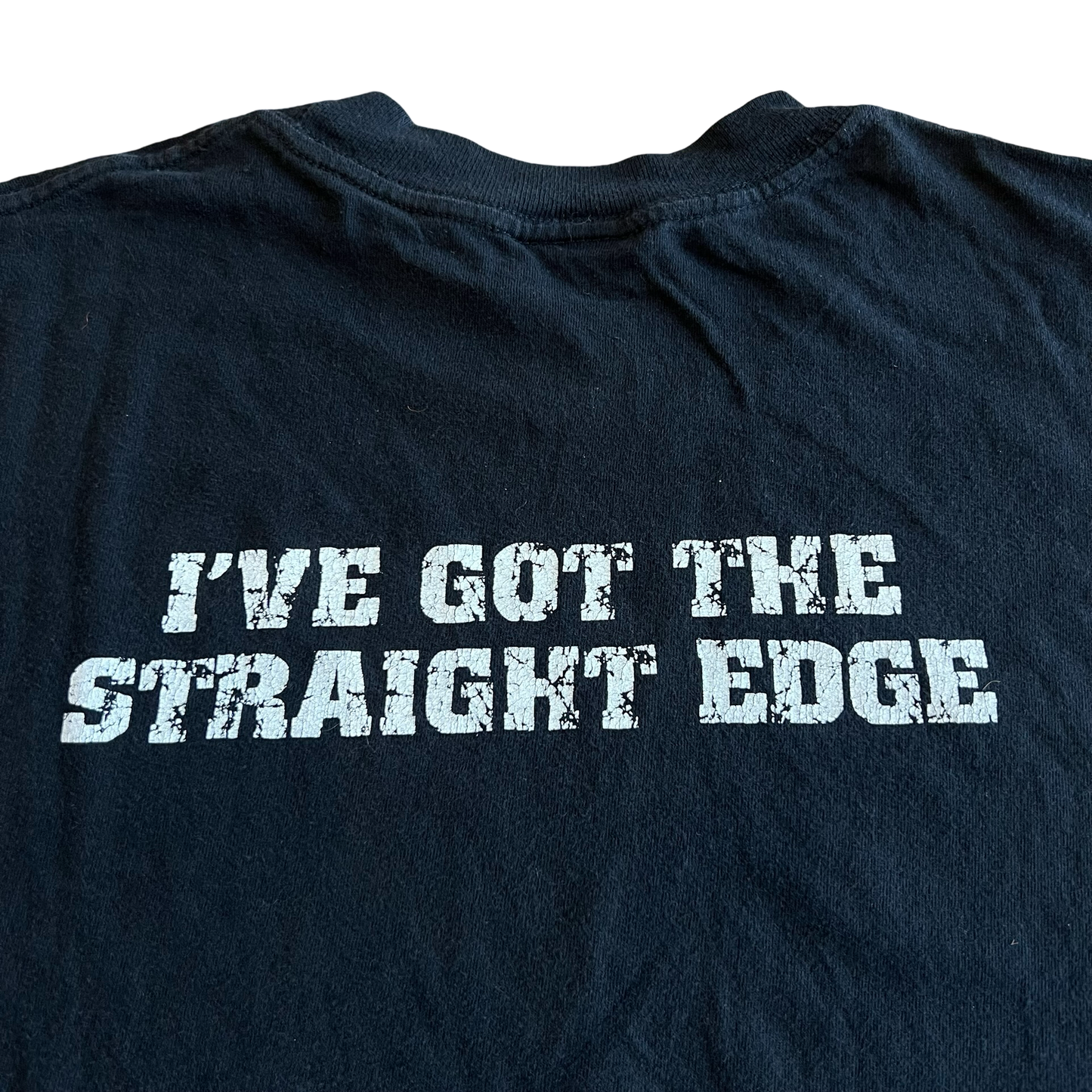 Vintage Y2K Minor Threat Straight Edge T-Shirt SZ L