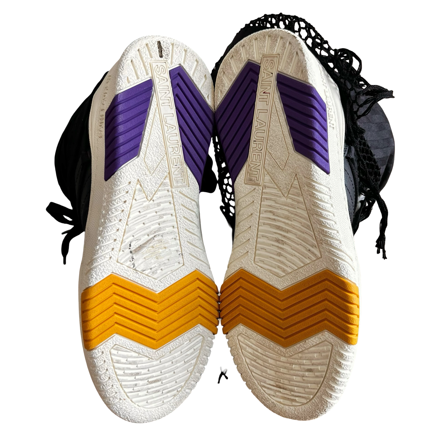 Saint Laurent Scarf Detail Sneakers Sz 45