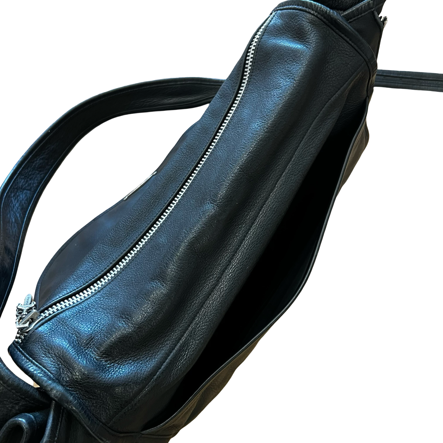 Chrome Hearts Gunslinger Leather Messenger Bag