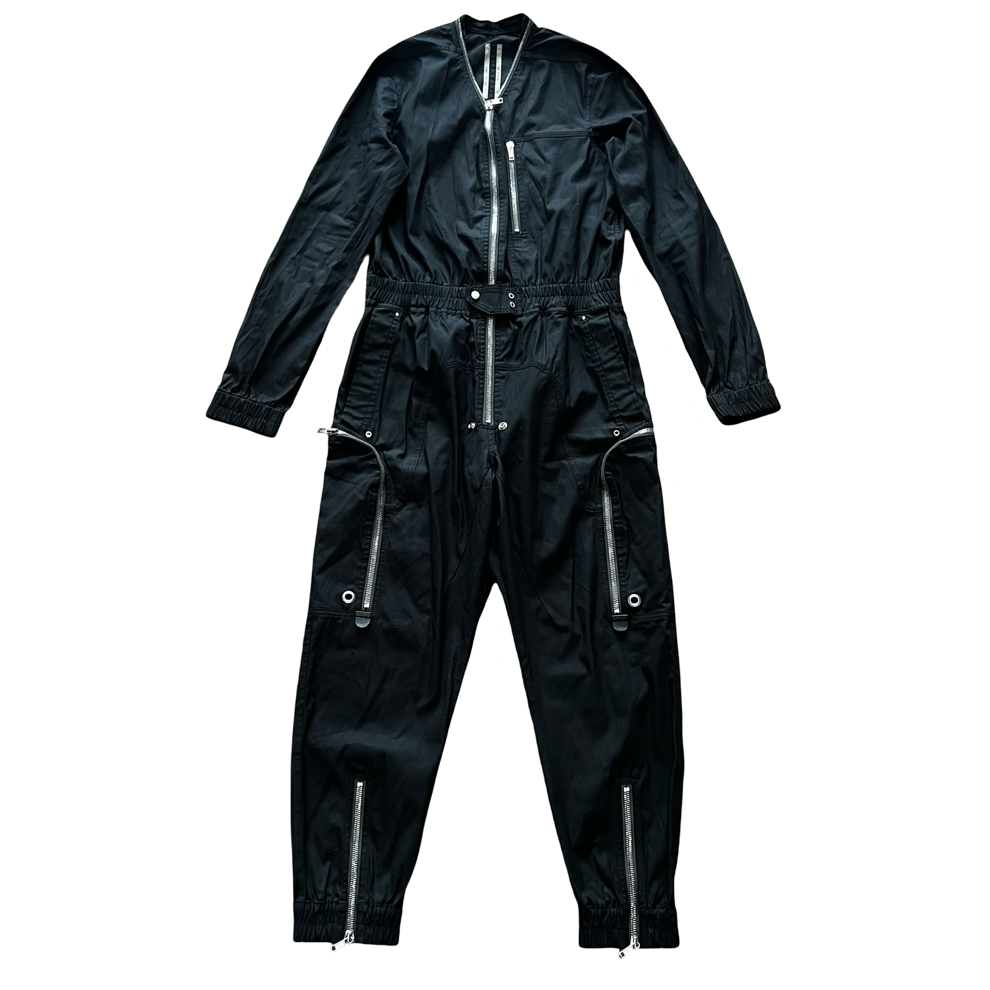 Rick Owens Black Larry Flight Suit SS22 SZ 52
