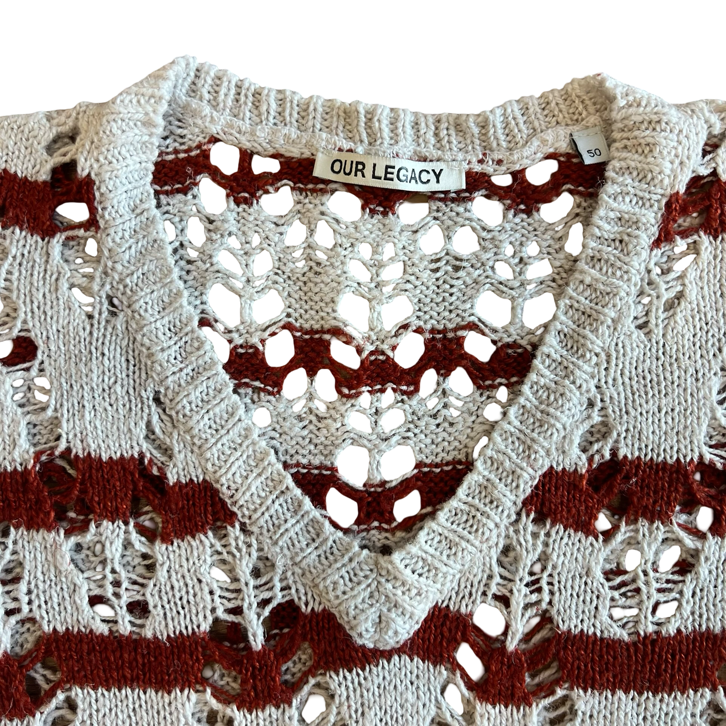 Our Legacy Distressed Knitted Vest SZ 50
