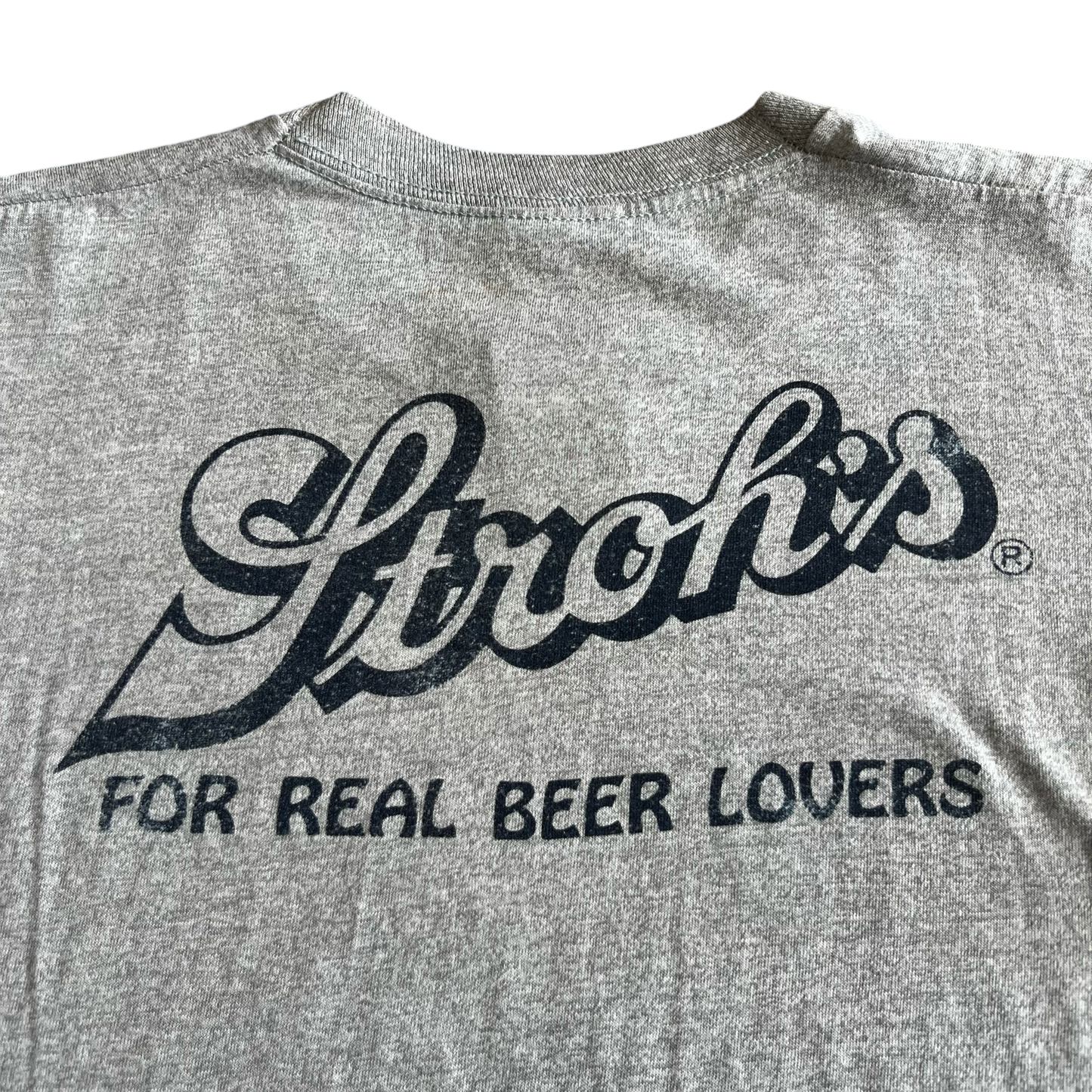 Vintage 80s Halloween Reaper Strohs Beer 1983 Art T-Shirt SZ M