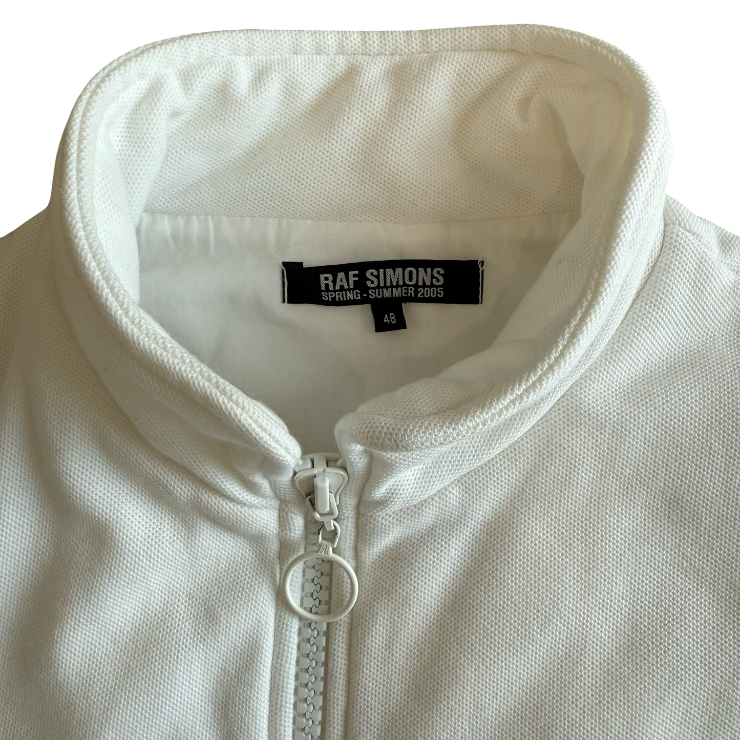 Raf Simons R Emblem Zip-up Vest SS05 SZ 48