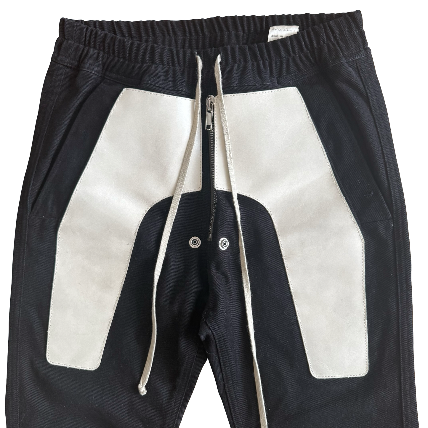 Rick Owens Larry Cargo Jogger Black/Pearl SZ 46 IT