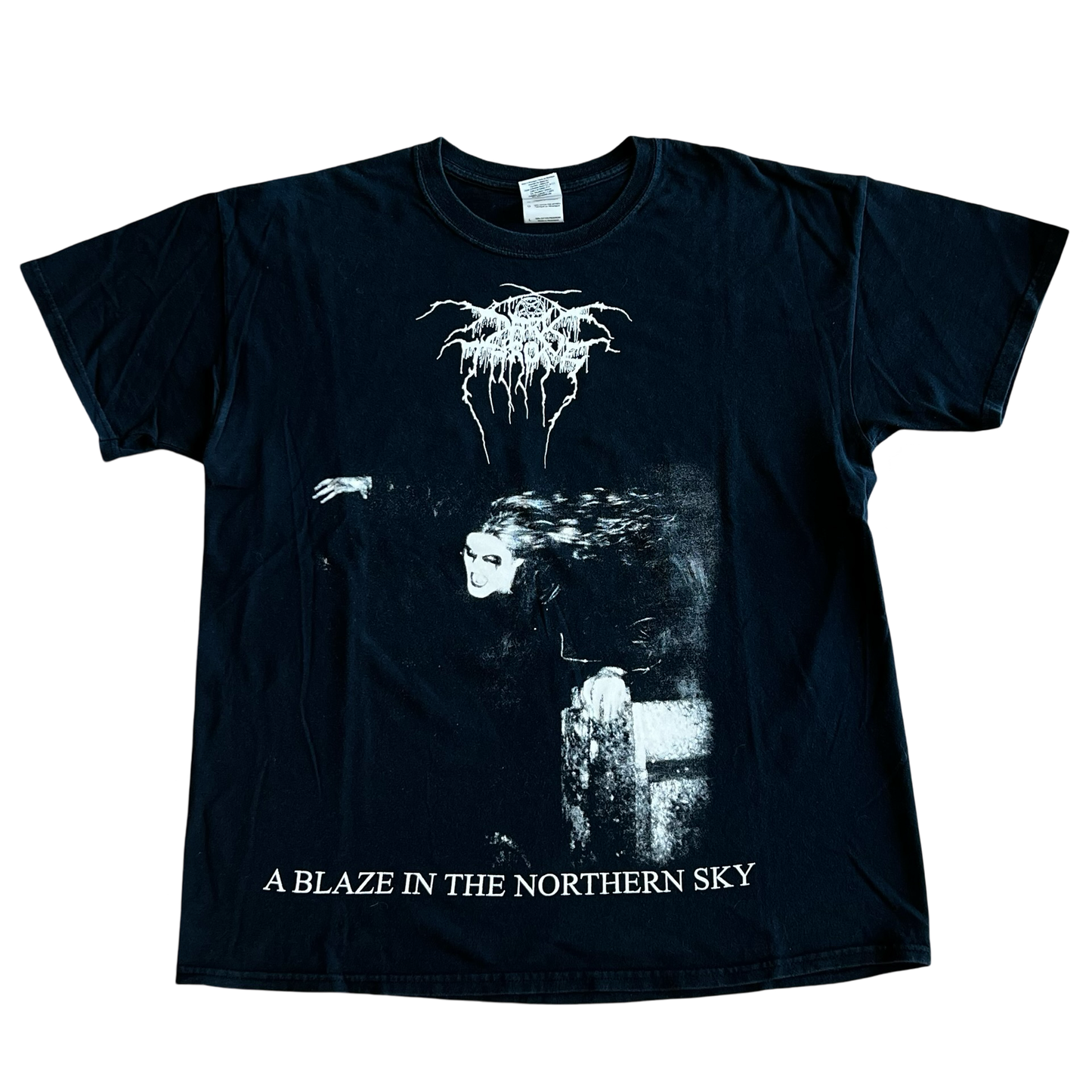 VIntage Y2K Dark Throne Blaze in The Northern Sky T-Shirt SZ L
