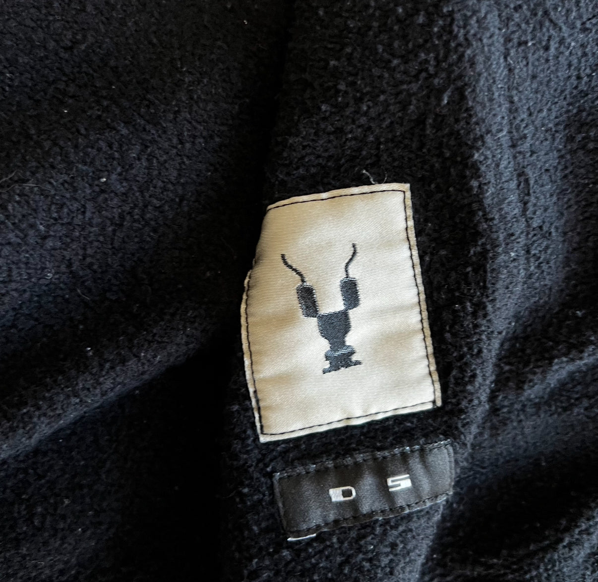 Rick Owens Black Gimp hoodie SZ Large