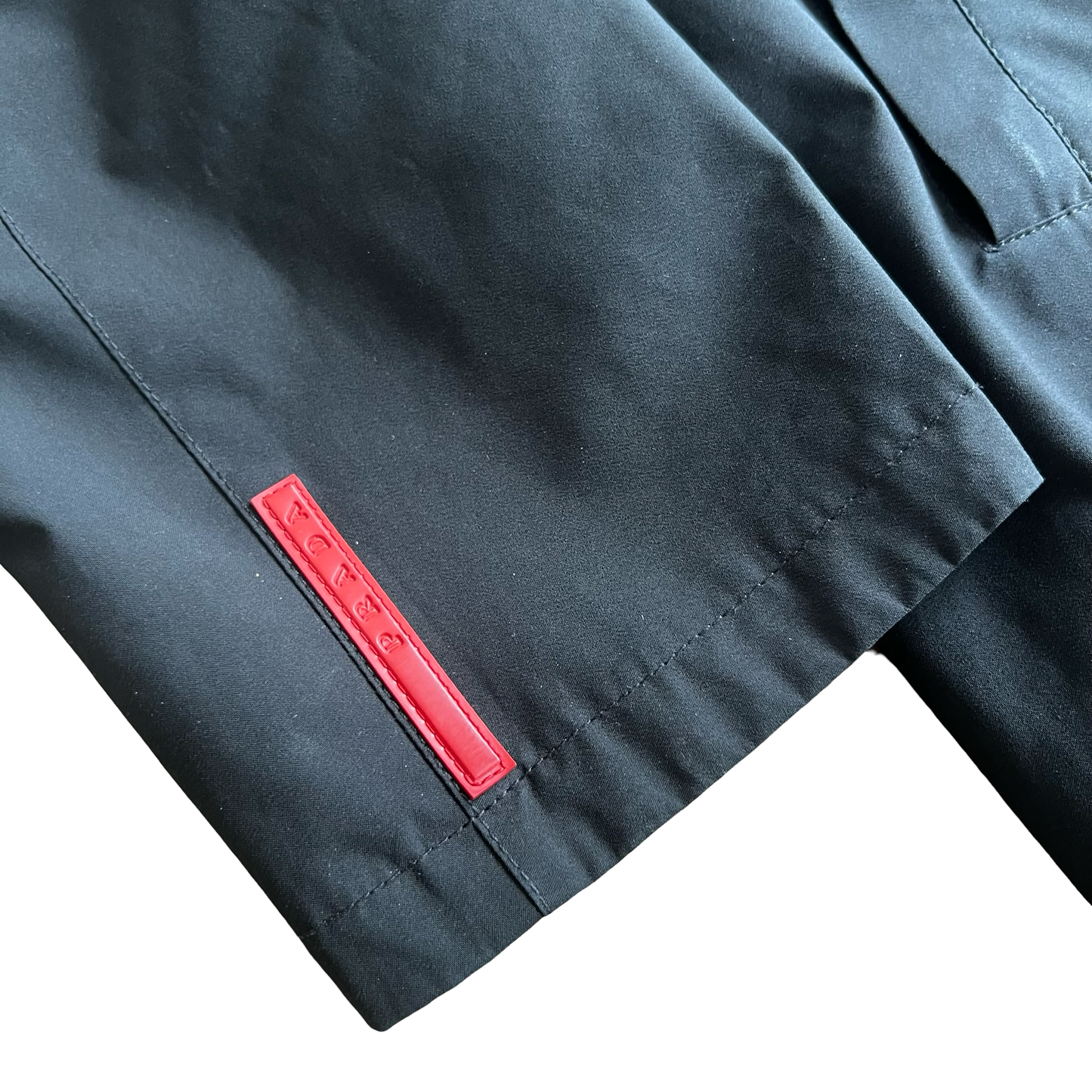 Prada Linea Rosa Reversible Gore-Tex Nylon Long Coat SZ 50