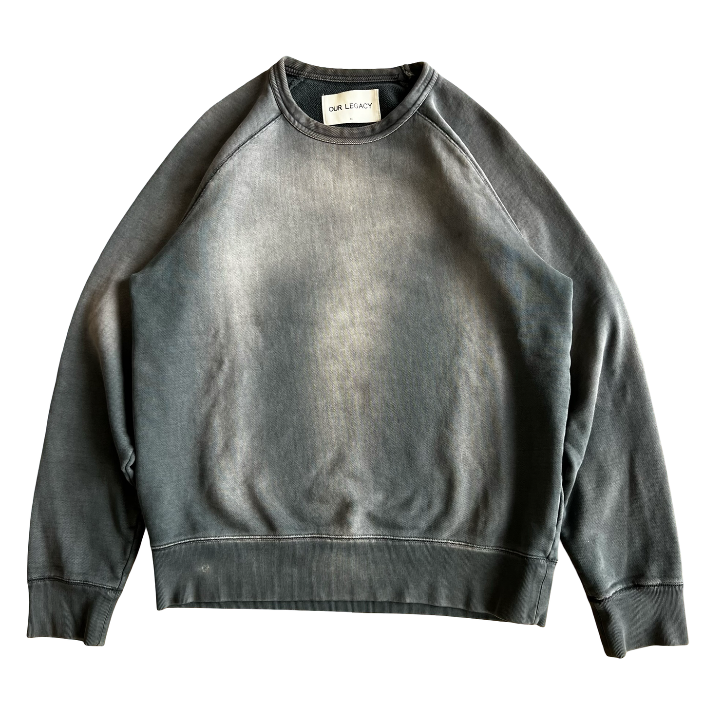 Our Legacy Sun Faded ‘Experienced’ Sweatshirt AW15 SZ 46