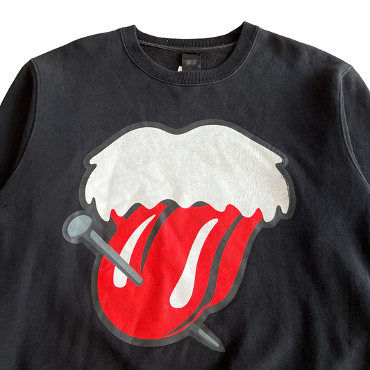 Number (N)ine Rolling Stones Pierced Tongue Crewneck SZ 3