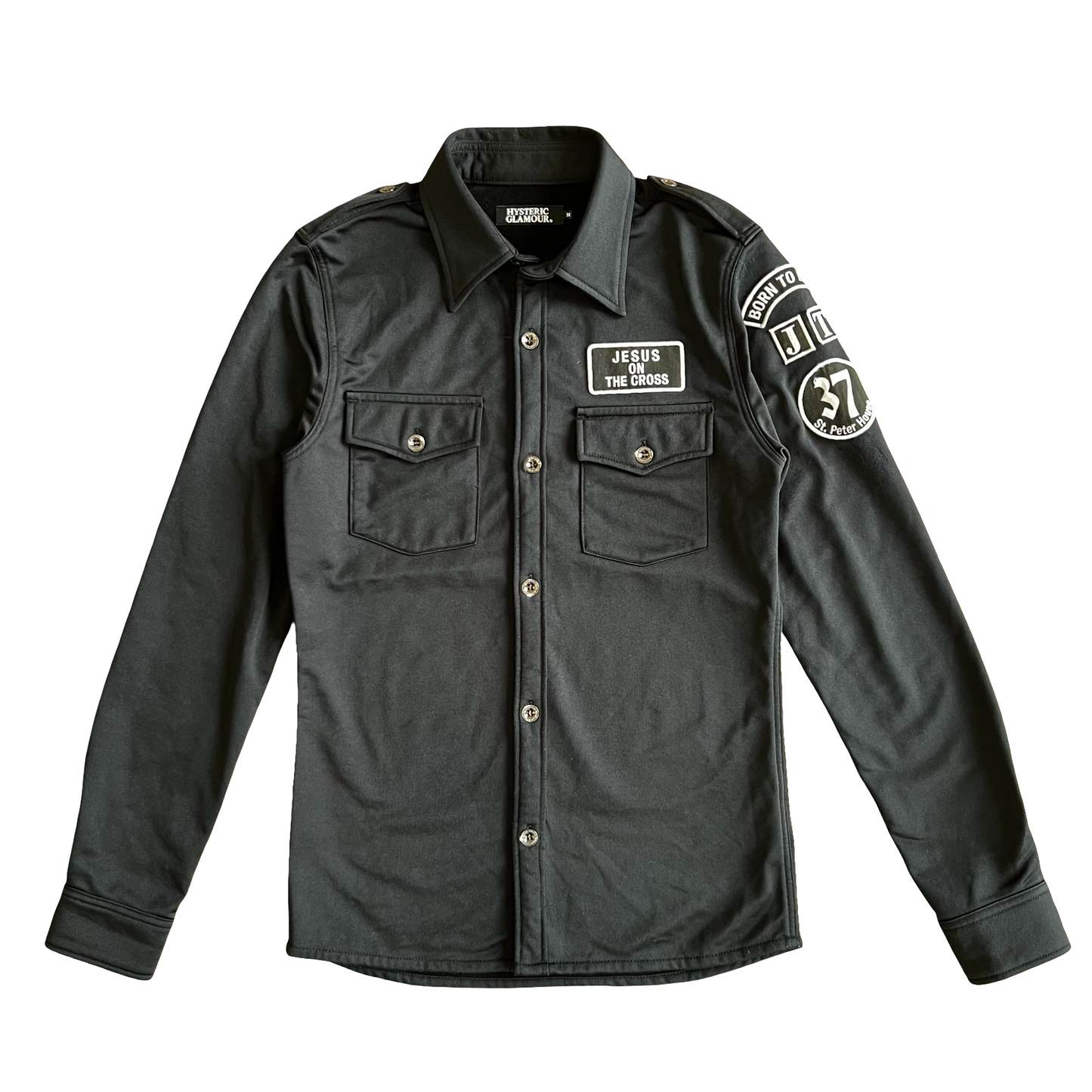 Hysteric Glamour ‘Jesus on the Cross’ Patched Jacket SZ M