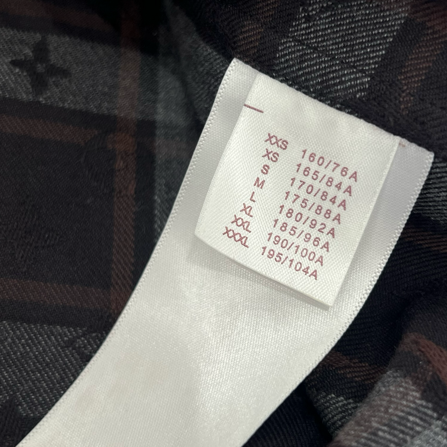 Louis Vuitton Monogram Flannel Button Up Shirt FW15 SZ XL