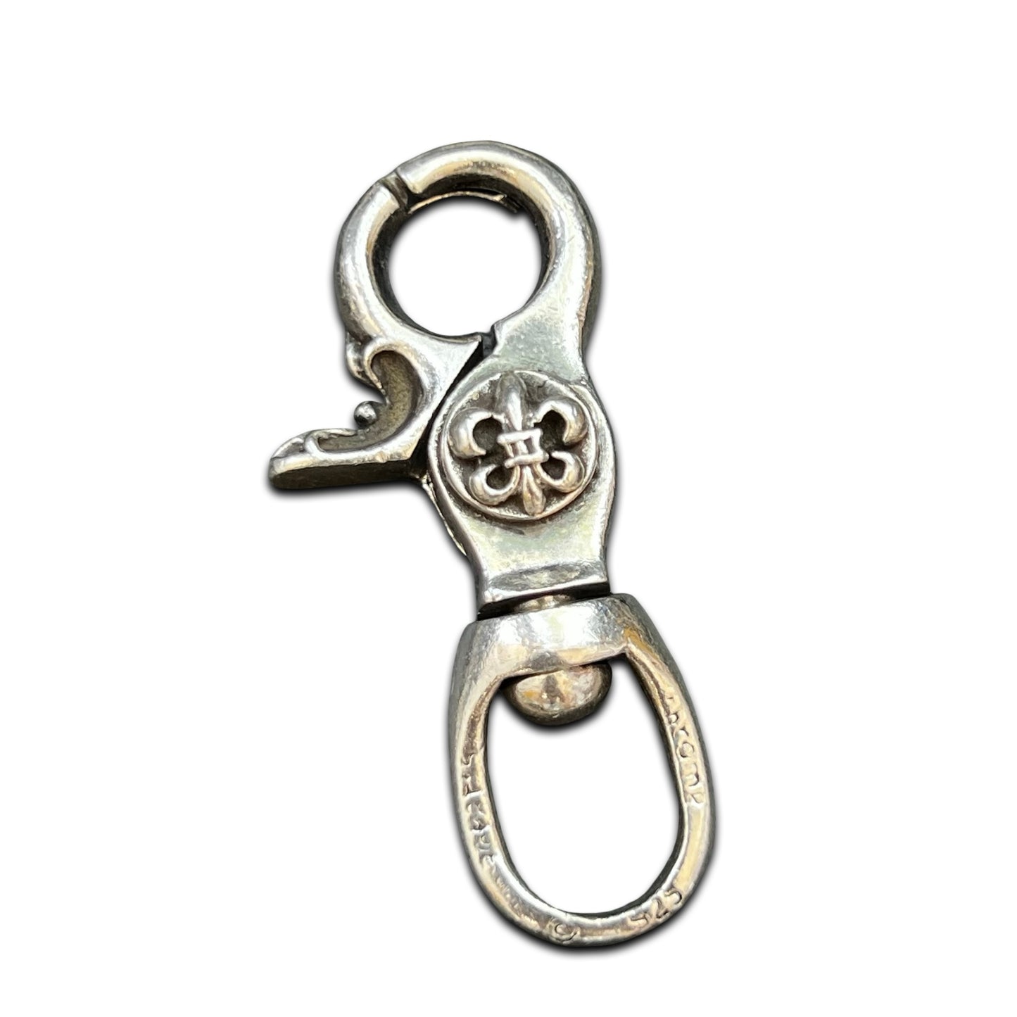 Chrome Hearts Plus Ball Fleur Pendant Wallet Chain