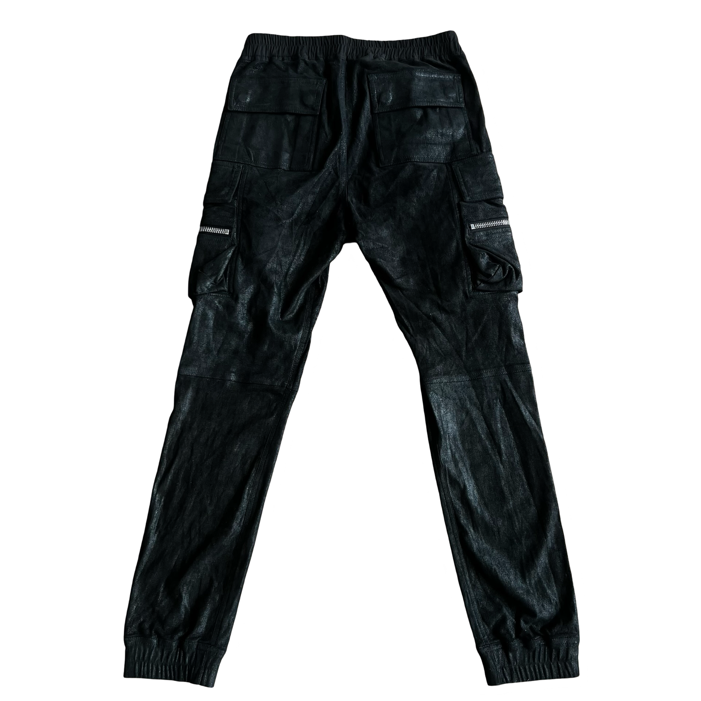 Rick Owens Blistered Lamb Skin Cargo Joggers FW17 SZ 50