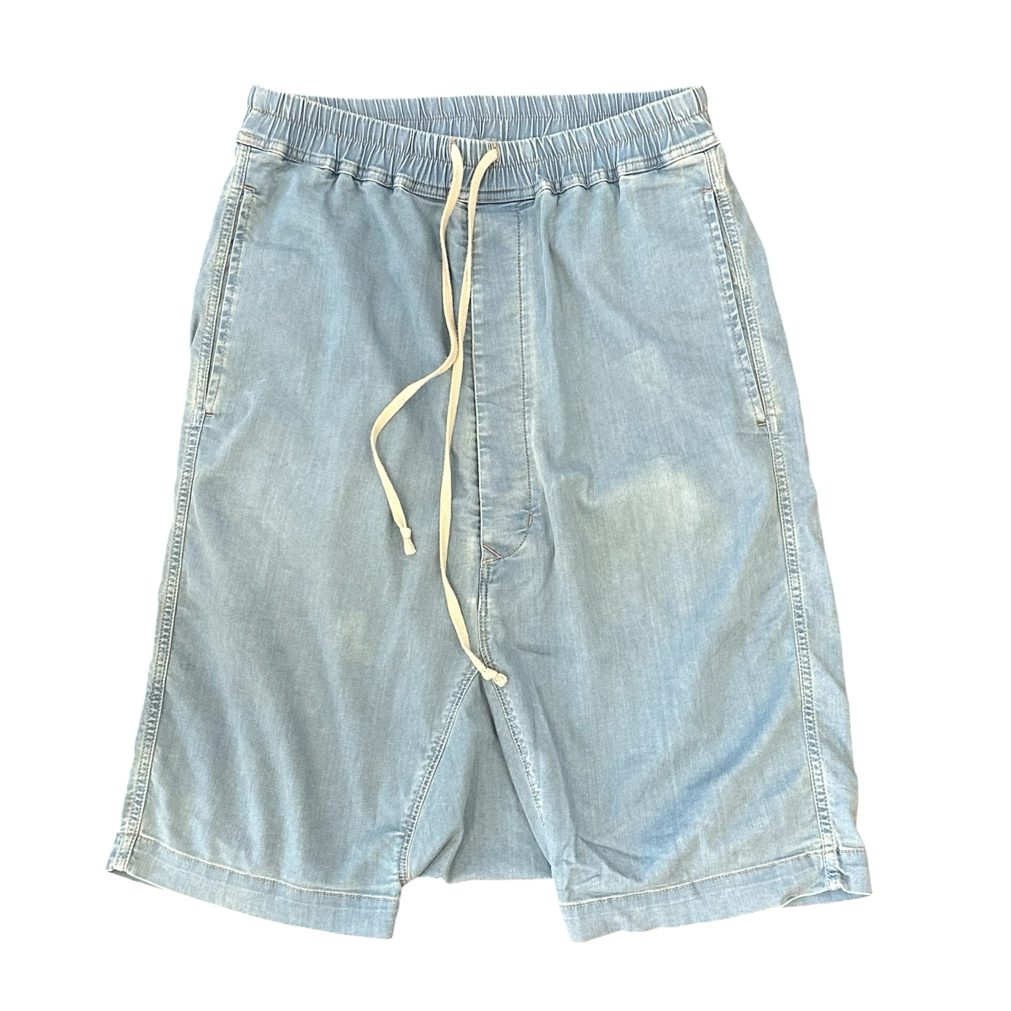 Rick Owens ‘Soft Blue’ Pod Shorts SS20 Sz S